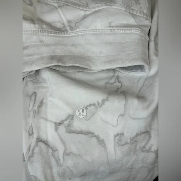 ✨PRISTINE EUC✨ Lululemon LA Sweat Pant 26" Watercolor Wash White / Stargaze- 10 - Picture 11 of 14